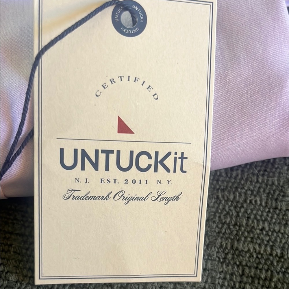 UNTUCKit Men's Lavender Dress Shirt - Picture 2 of 6